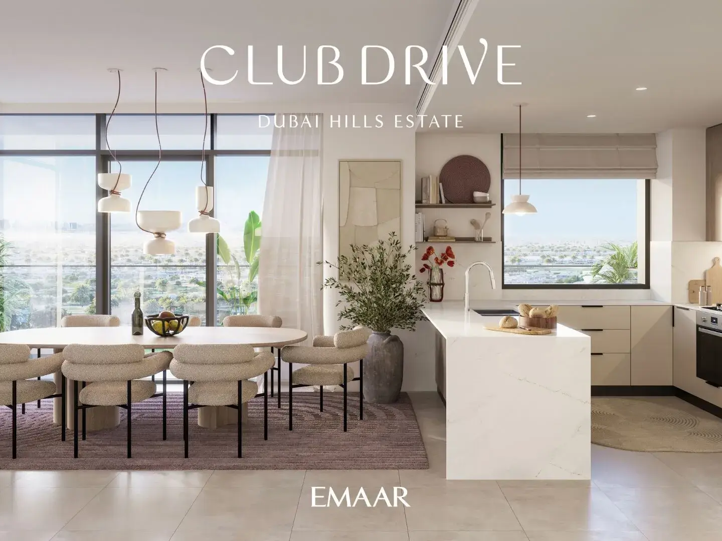 Club drive - Emaar immobilier à Dubai hills estate 