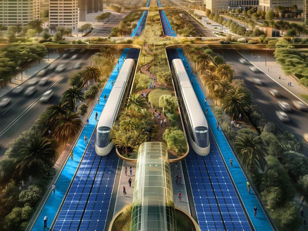 Dubai Green Spine Une révolution verte pour l'avenir urbain (1)