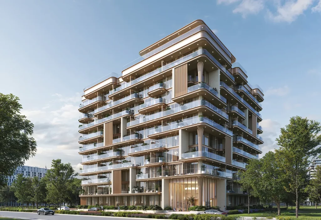 Façade contemporaine de 113 Residences by Iman à Al Sufouh