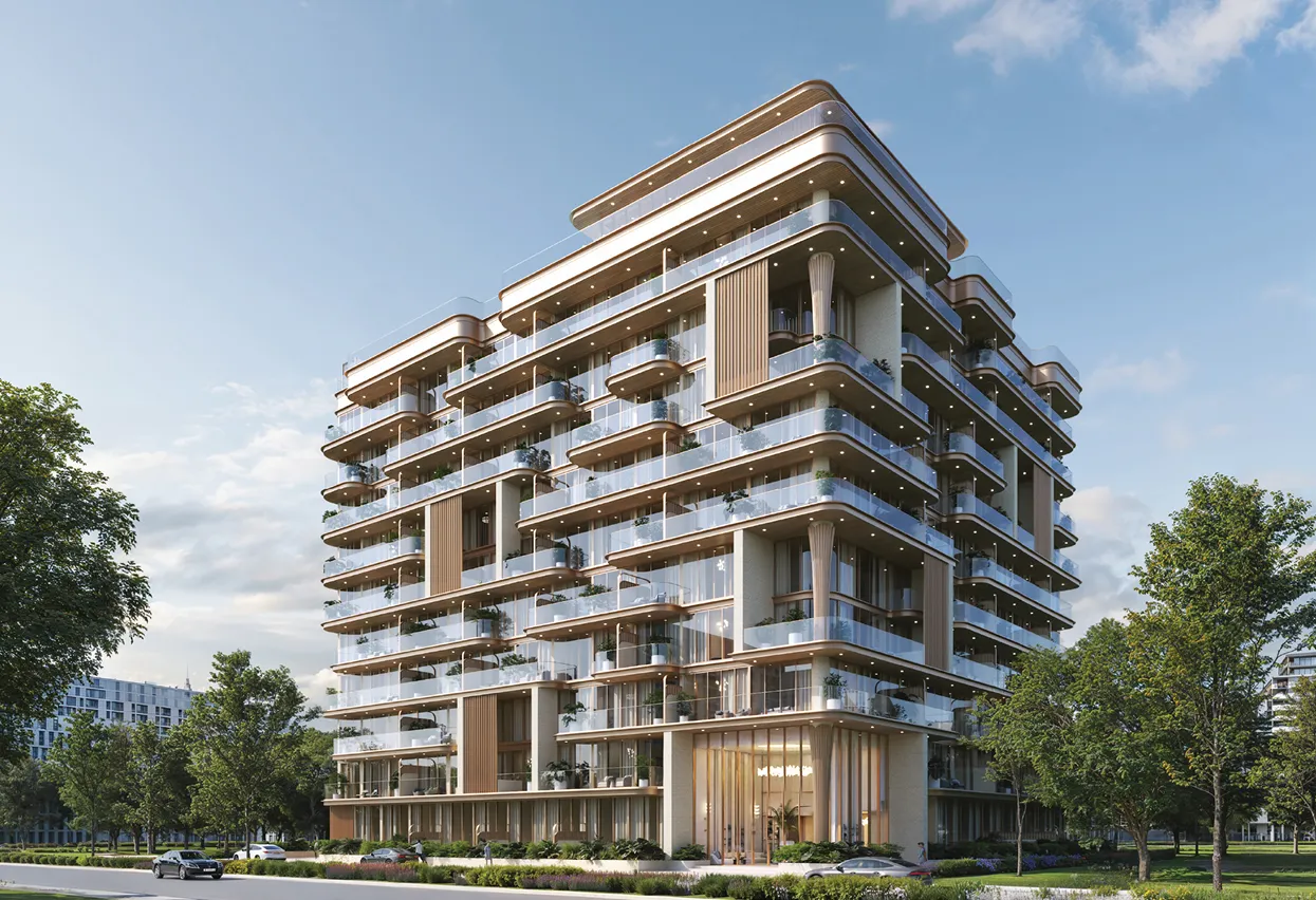 Façade contemporaine de 113 Residences by Iman à Al Sufouh